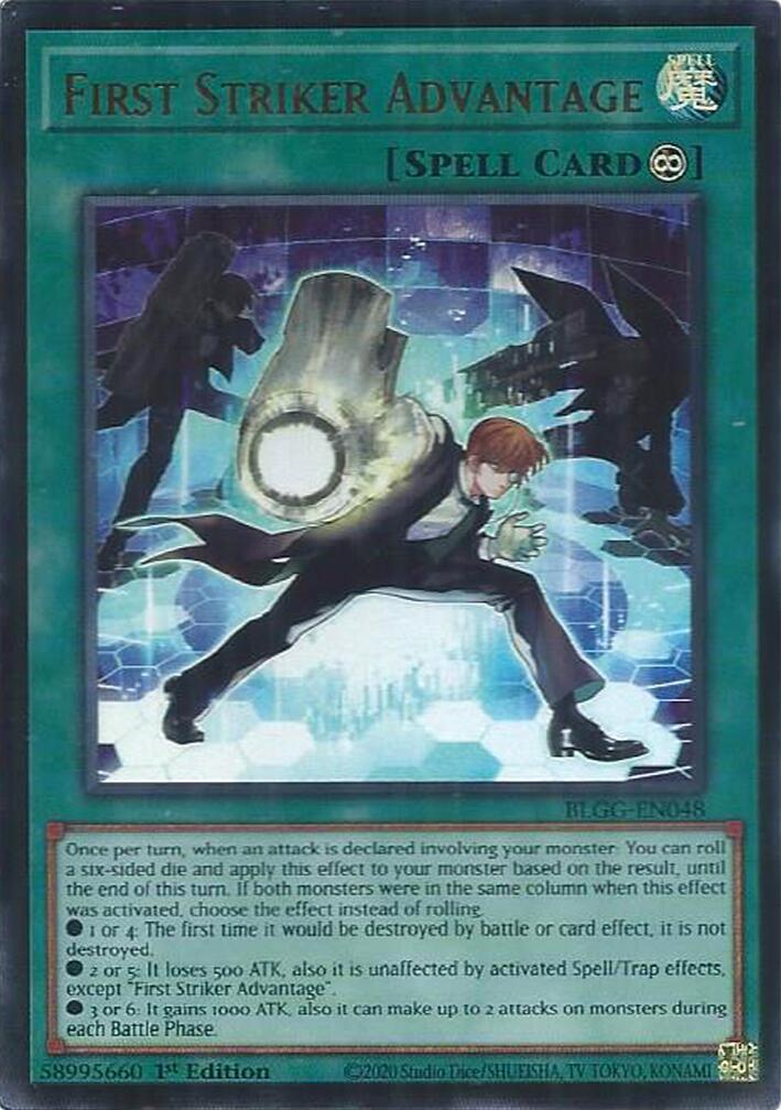 First Striker Advantage [BLGG-EN048] Ultra Rare | Exor Games Summserside