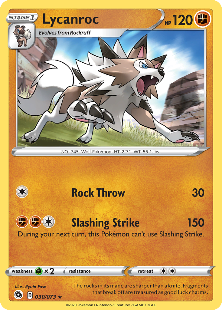 Lycanroc (030/073) [Sword & Shield: Champion's Path] | Exor Games Summserside