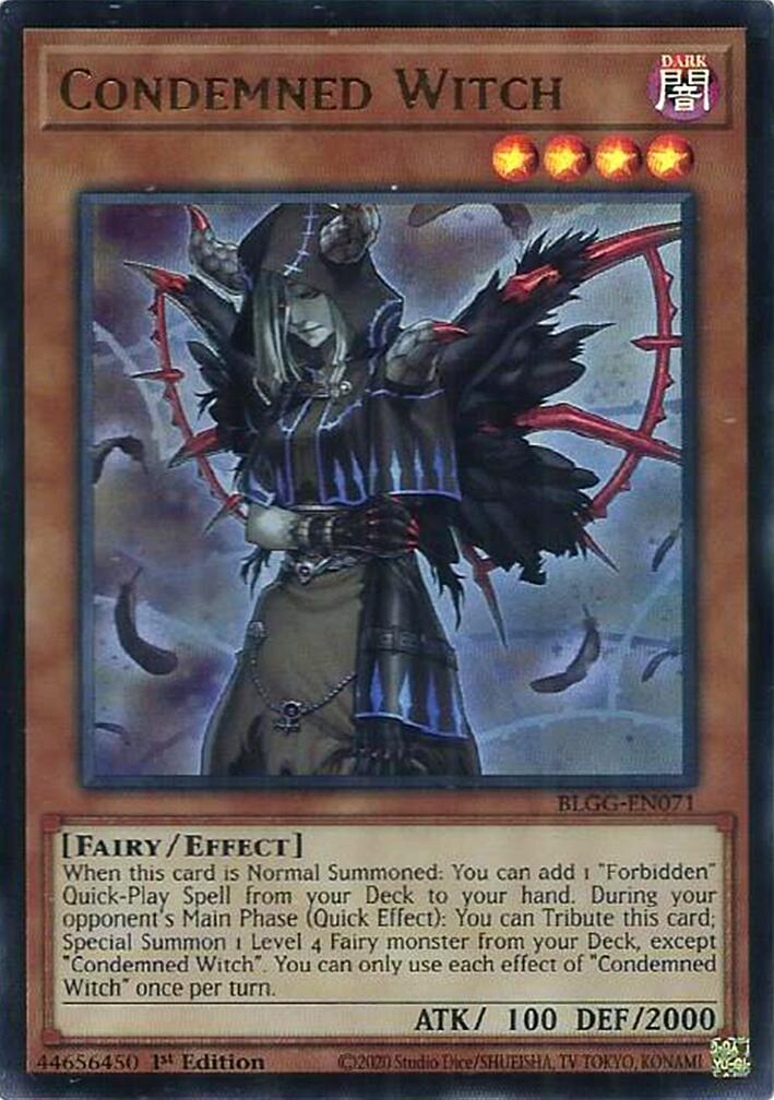 Condemned Witch [BLGG-EN071] Ultra Rare | Exor Games Summserside