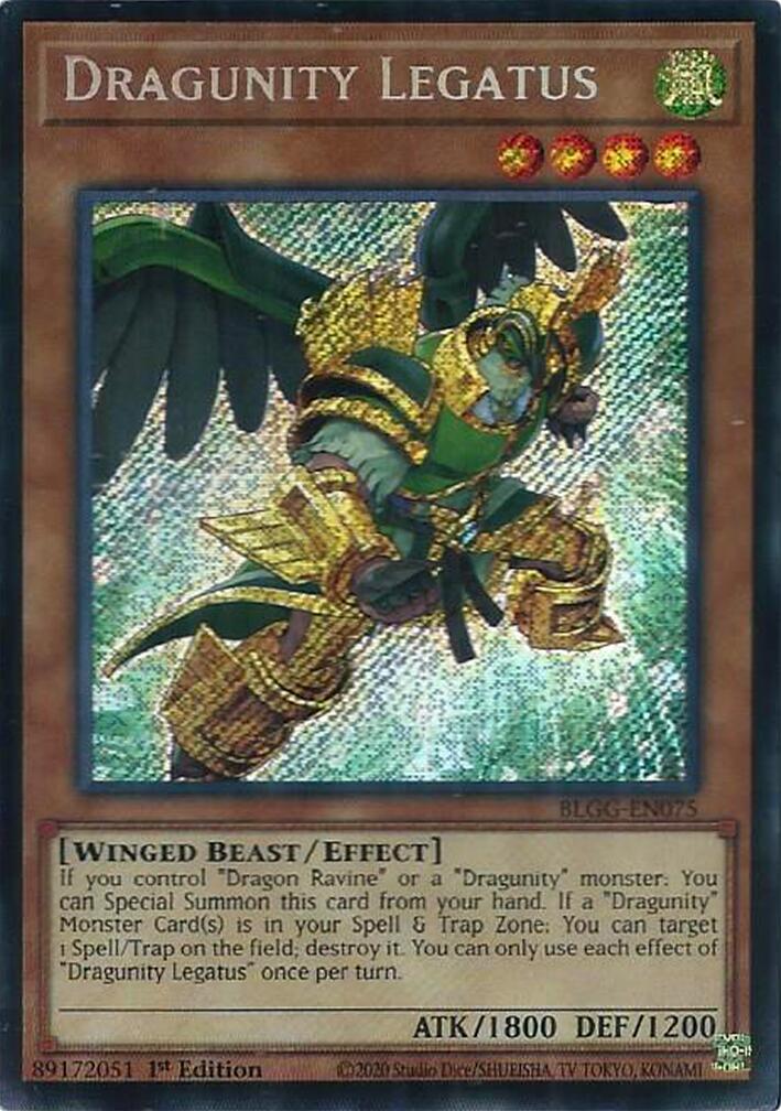 Dragunity Legatus [BLGG-EN075] Secret Rare | Exor Games Summserside
