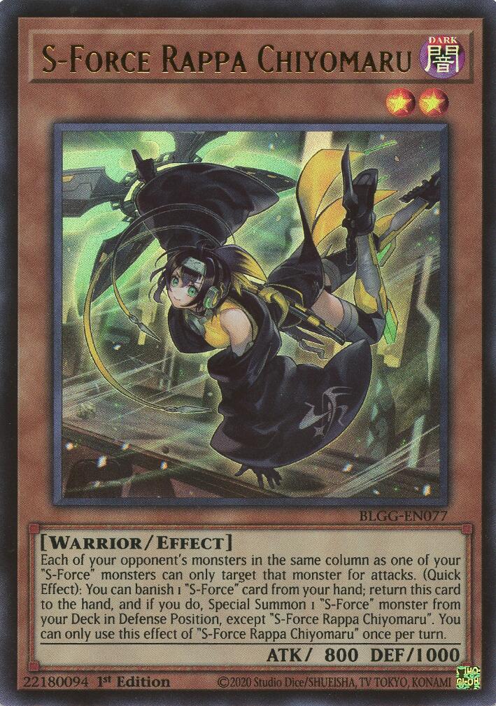 S-Force Rappa Chiyomaru [BLGG-EN077] Ultra Rare | Exor Games Summserside