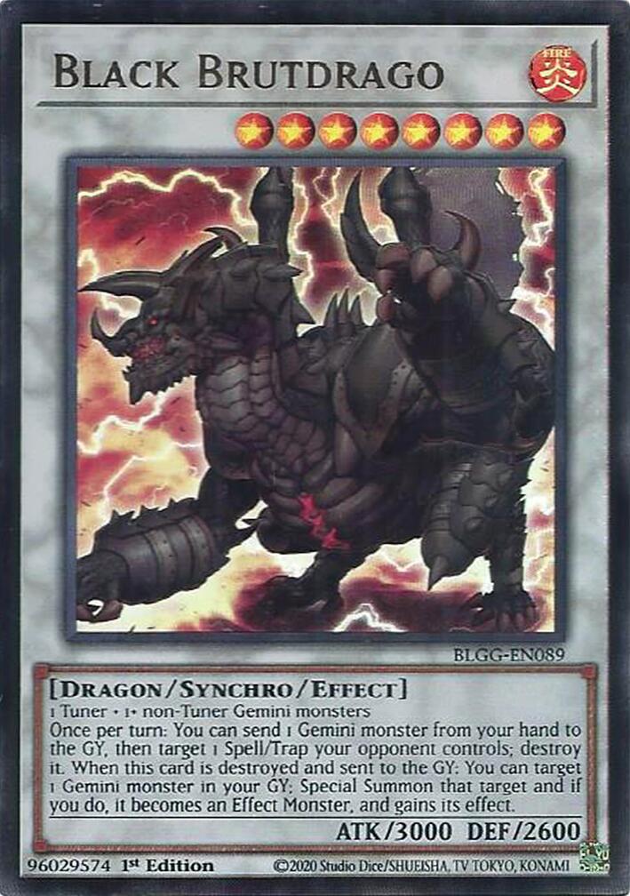 Black Brutdrago [BLGG-EN089] Ultra Rare | Exor Games Summserside