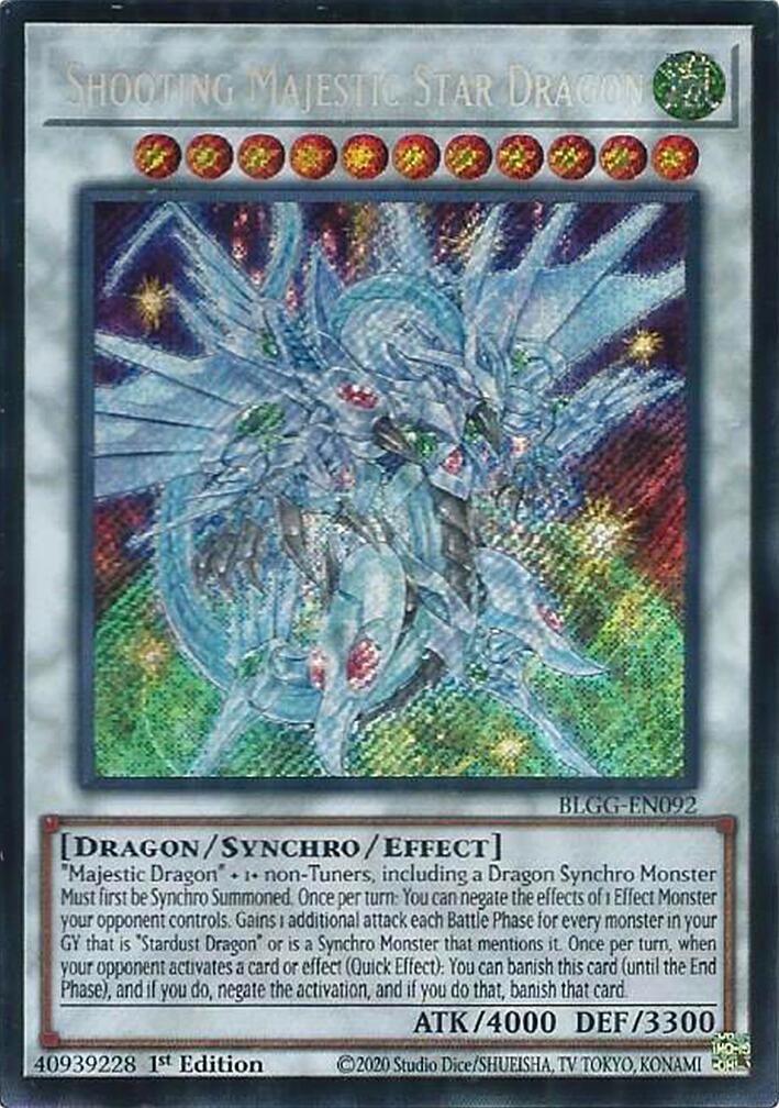 Shooting Majestic Star Dragon [BLGG-EN092] Secret Rare | Exor Games Summserside