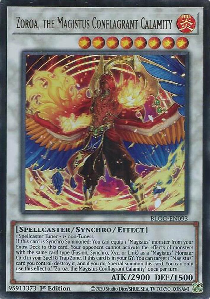 Zoroa, the Magistus Conflagrant Calamity [BLGG-EN093] Ultra Rare | Exor Games Summserside