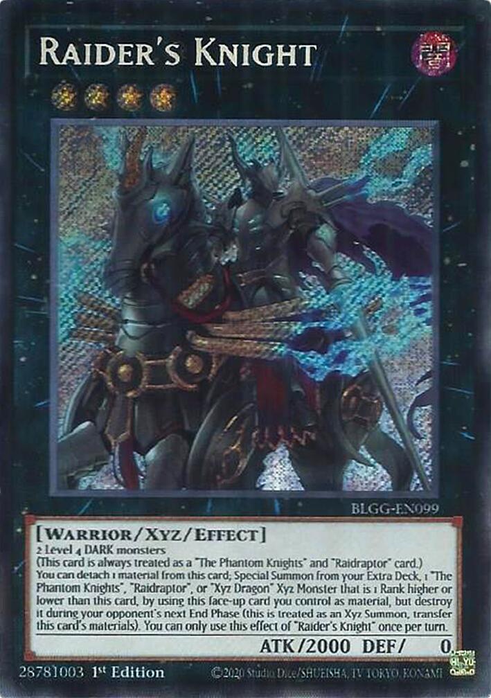 Raider's Knight [BLGG-EN099] Secret Rare | Exor Games Summserside
