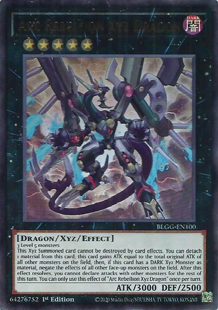 Arc Rebellion Xyz Dragon [BLGG-EN100] Ultra Rare | Exor Games Summserside