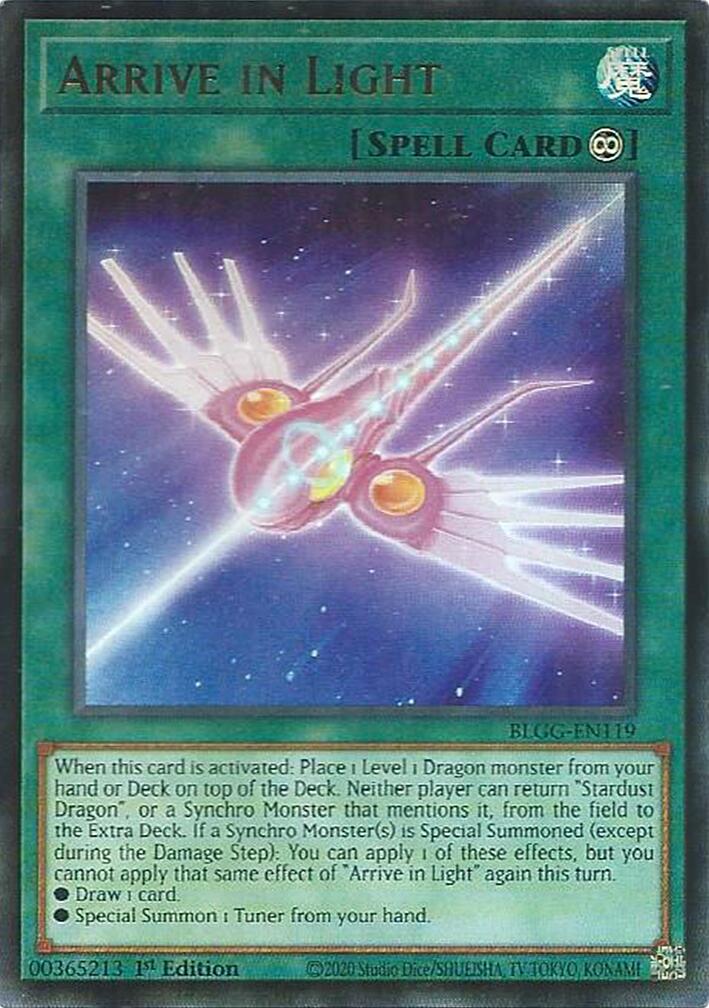 Arrive in Light [BLGG-EN119] Ultra Rare | Exor Games Summserside