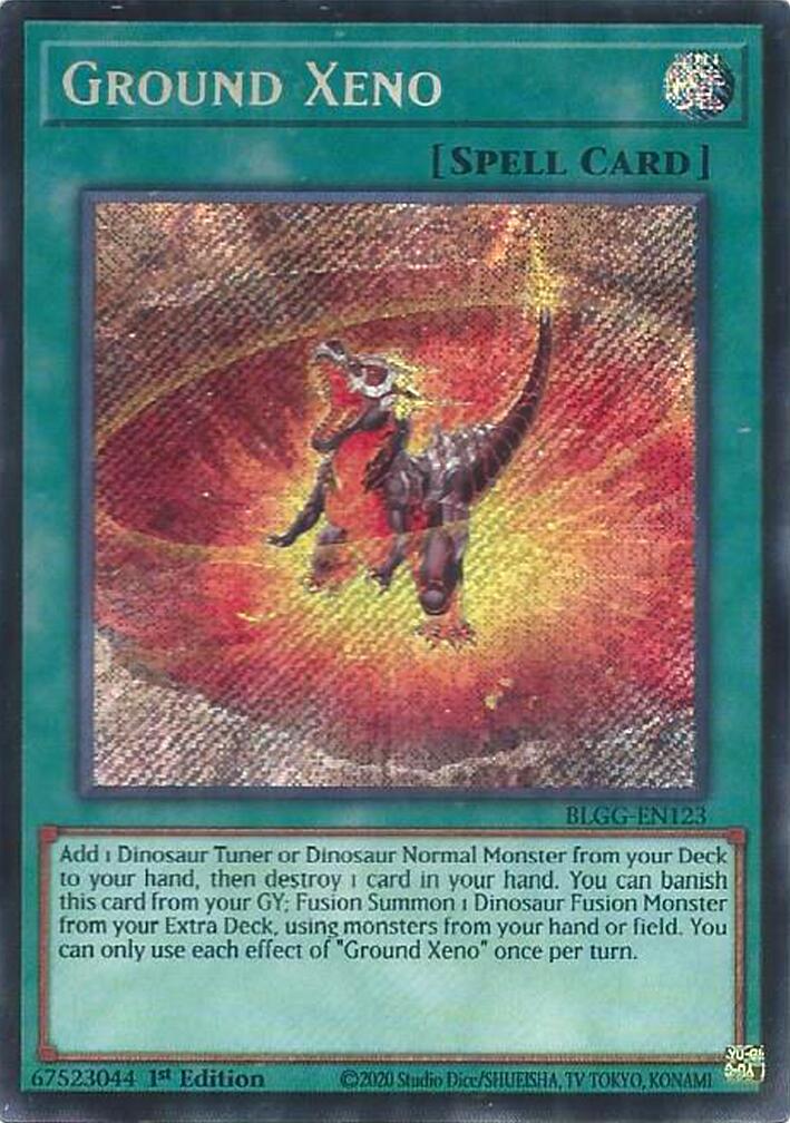 Ground Xeno [BLGG-EN123] Secret Rare | Exor Games Summserside