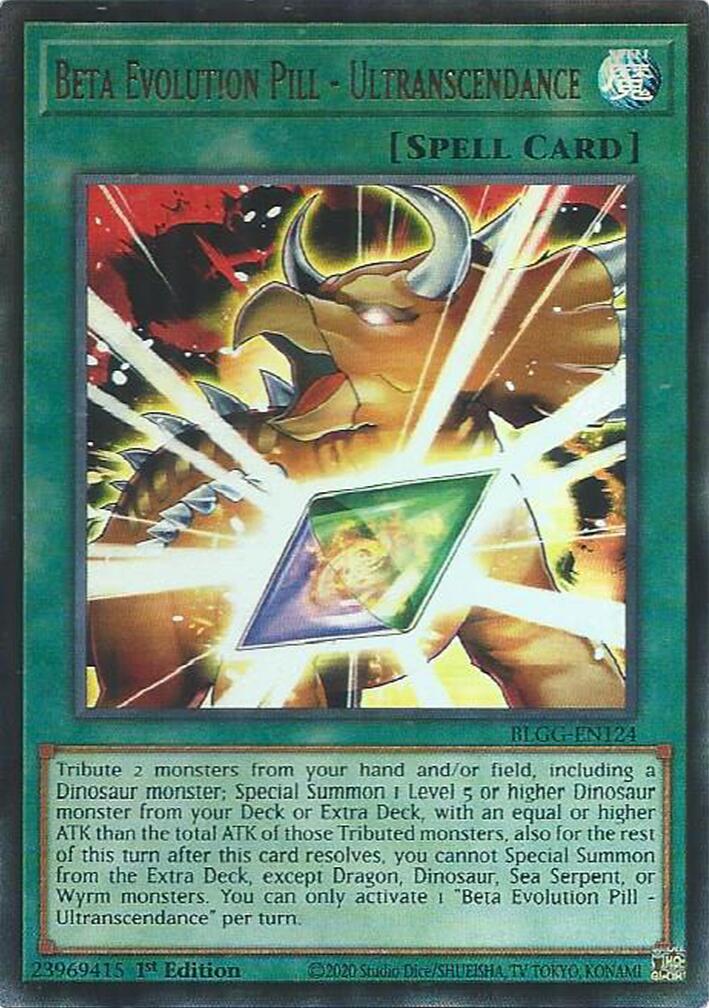 Beta Evolution Pill - Ultranscendance [BLGG-EN124] Ultra Rare | Exor Games Summserside