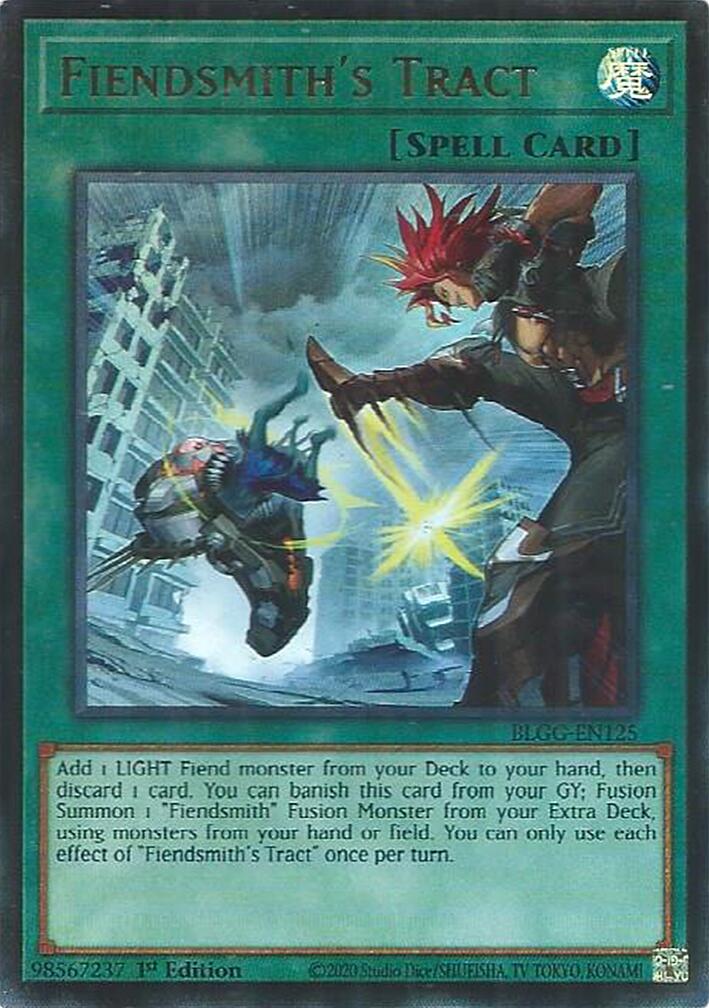 Fiendsmith's Tract [BLGG-EN125] Ultra Rare | Exor Games Summserside