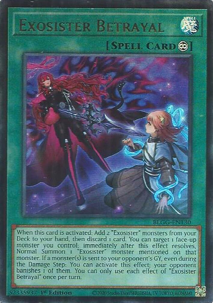 Exosister Betrayal [BLGG-EN130] Ultra Rare | Exor Games Summserside