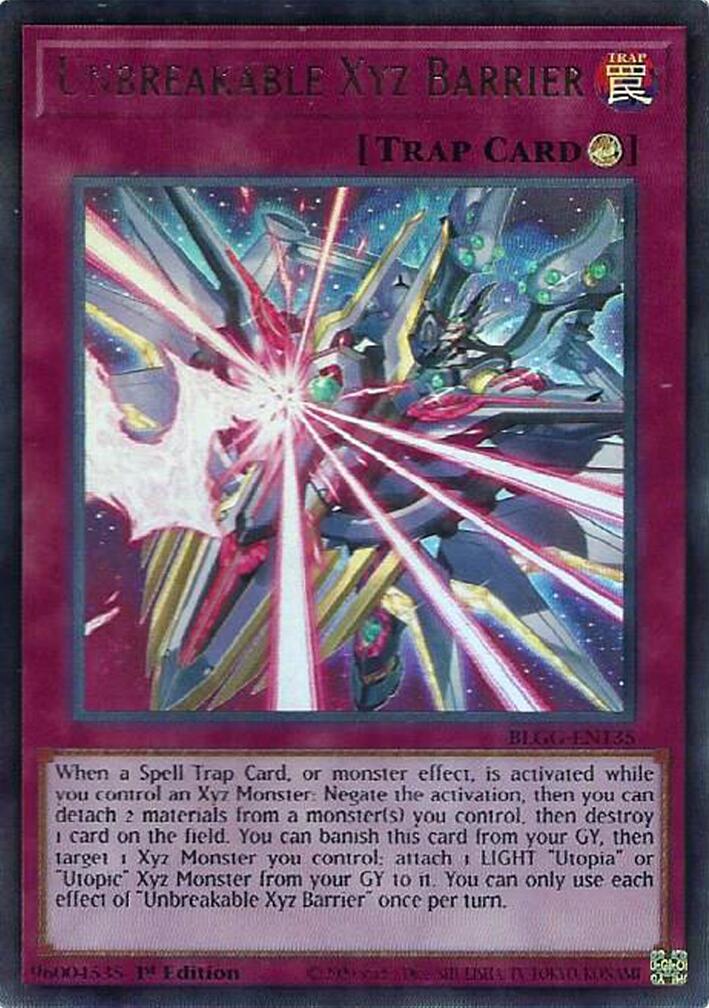 Unbreakable Xyz Barrier [BLGG-EN135] Ultra Rare | Exor Games Summserside