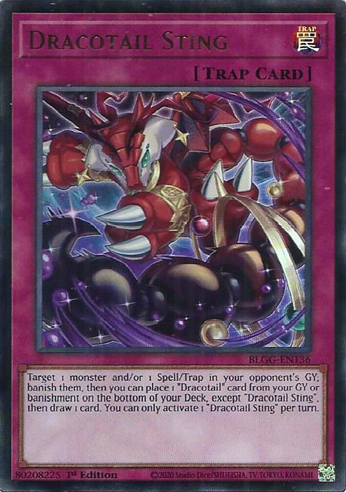 Dracotail Sting [BLGG-EN136] Ultra Rare | Exor Games Summserside