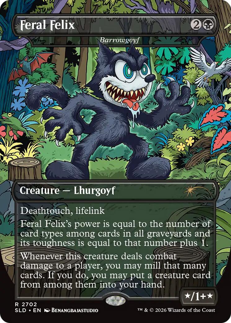 Feral Felix - Barrowgoyf [Secret Lair Drop Series] | Exor Games Summserside