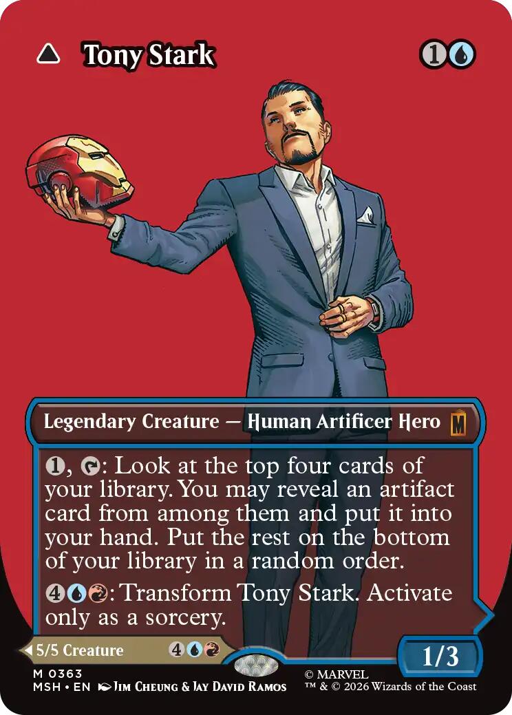 Tony Stark (Borderless) (0363) [Marvel Super Heroes] | Exor Games Summserside