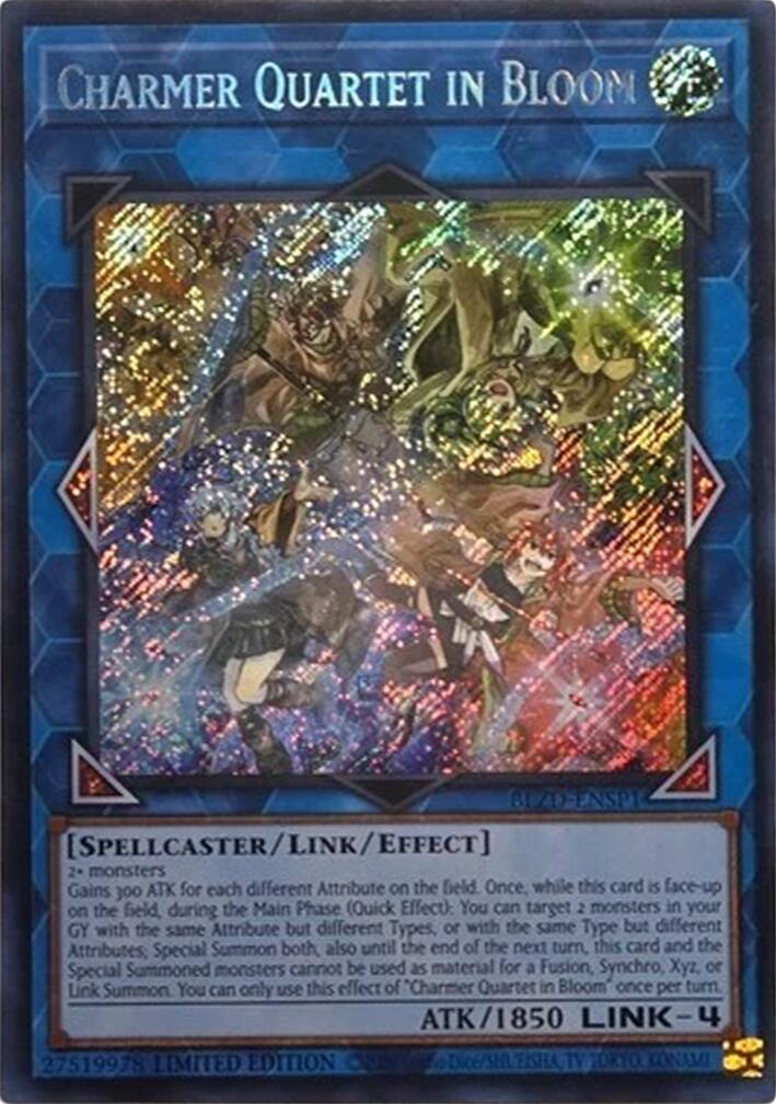 Charmer Quartet in Bloom (Secret Rare) [BLZD-ENSP1] Secret Rare | Exor Games Summserside
