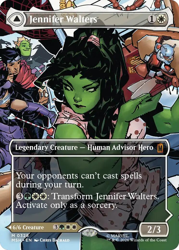 Jennifer Walters // The Sensational She-Hulk (Borderless) (0328) [Marvel Super Heroes] | Exor Games Summserside