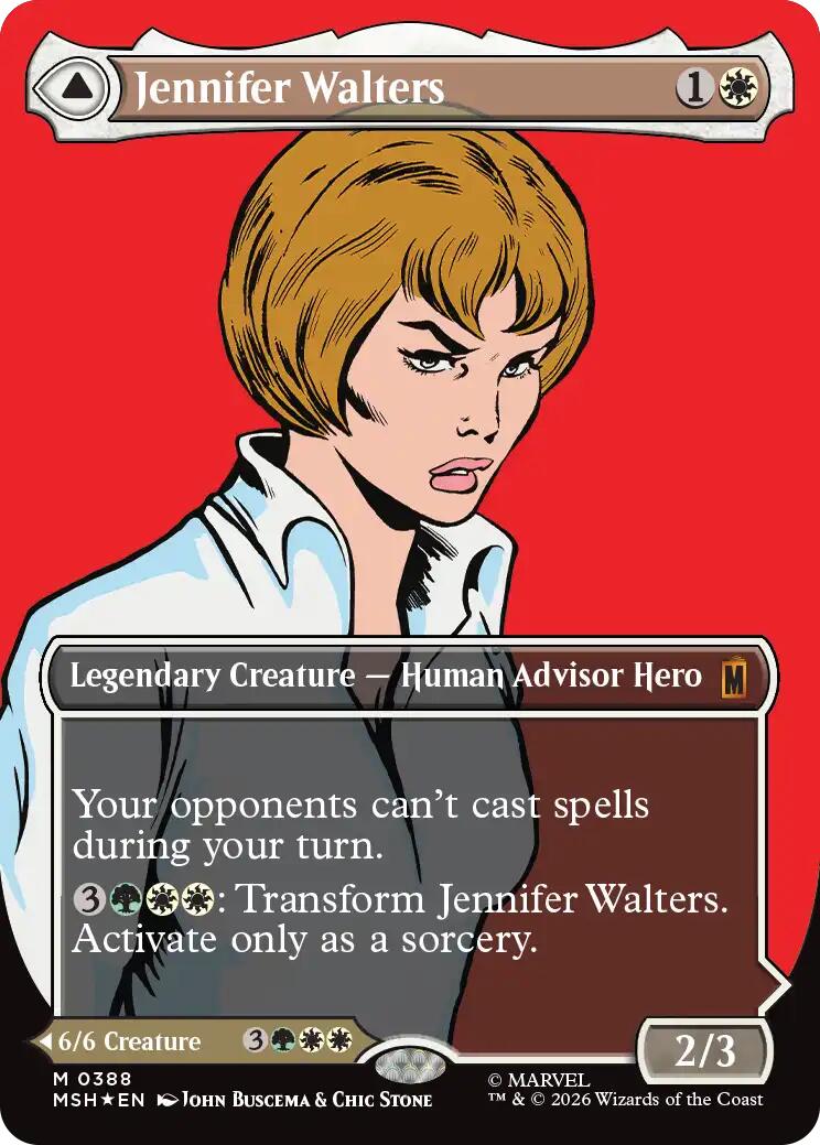 Jennifer Walters // The Sensational She-Hulk (Borderless) (0388) [Marvel Super Heroes] | Exor Games Summserside