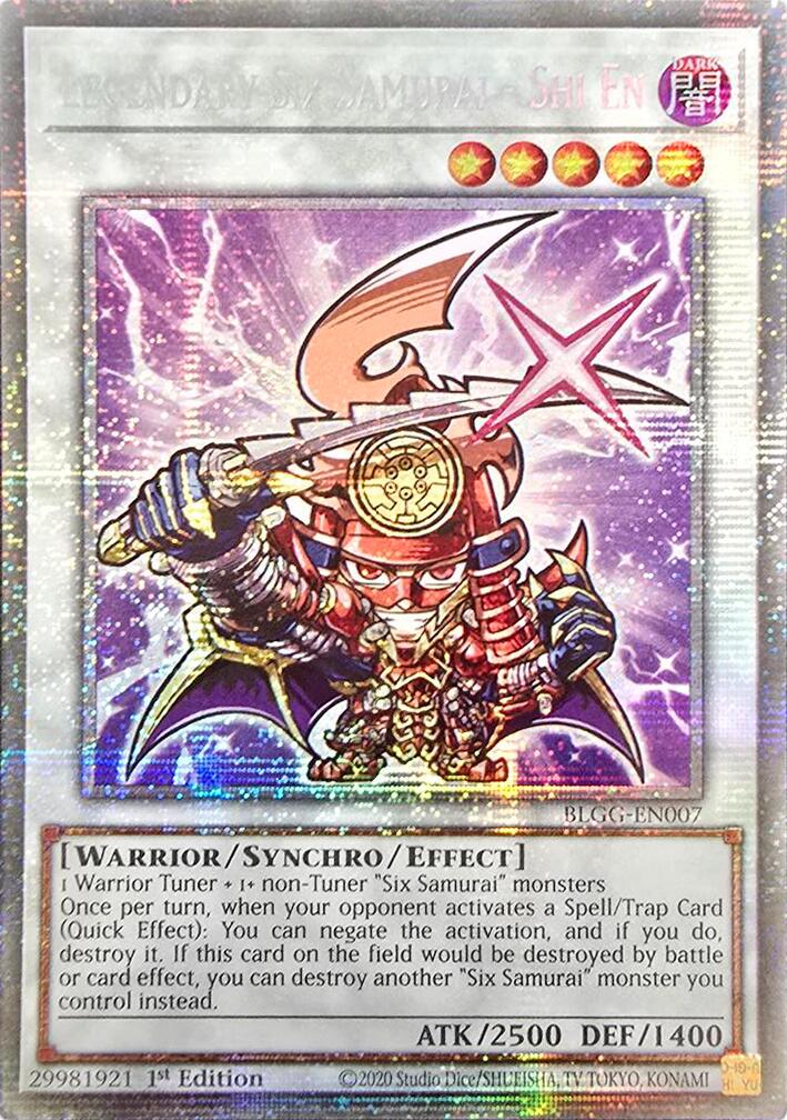 Legendary Six Samurai - Shi En (Starlight Rare) [BLGG-EN007] Starlight Rare | Exor Games Summserside