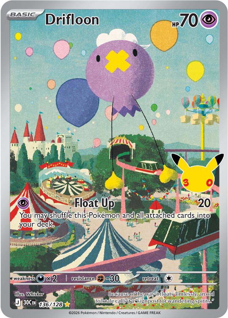 Drifloon (136/128) [Mega Evolution: 30th Celebration] | Exor Games Summserside