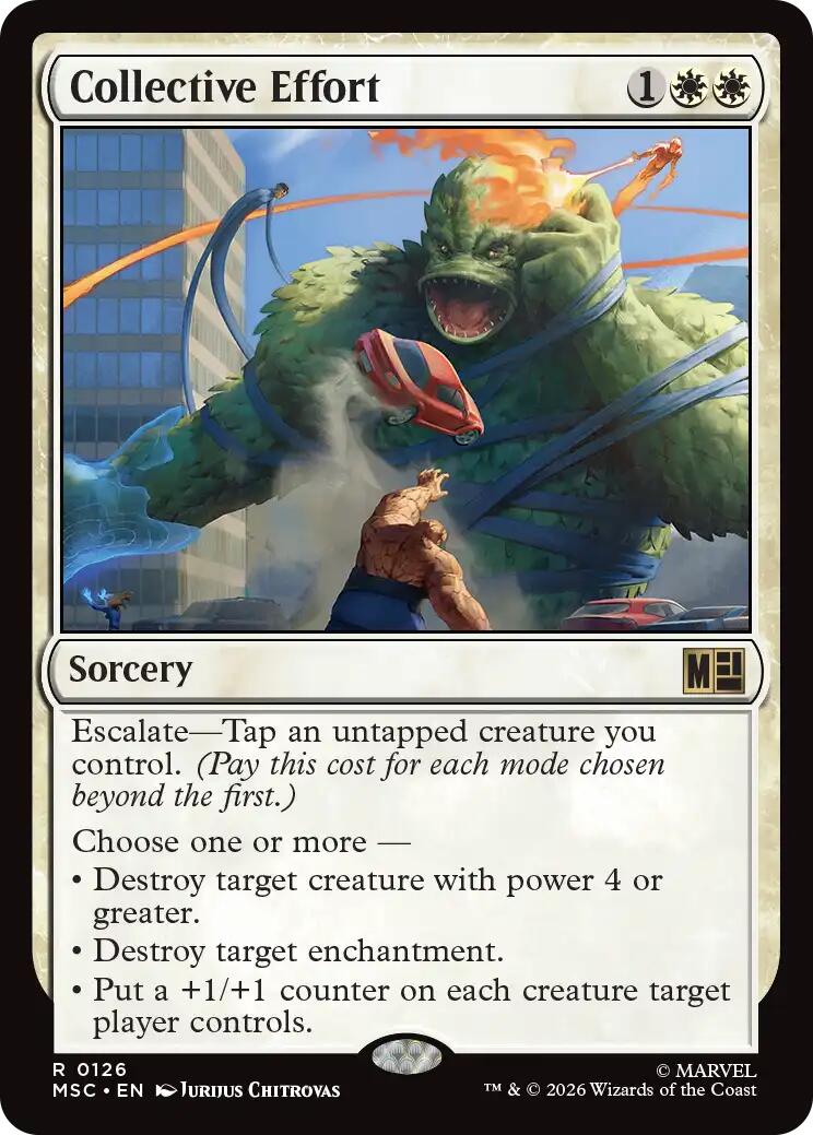 Collective Effort [Marvel Super Heroes Commander] | Exor Games Summserside