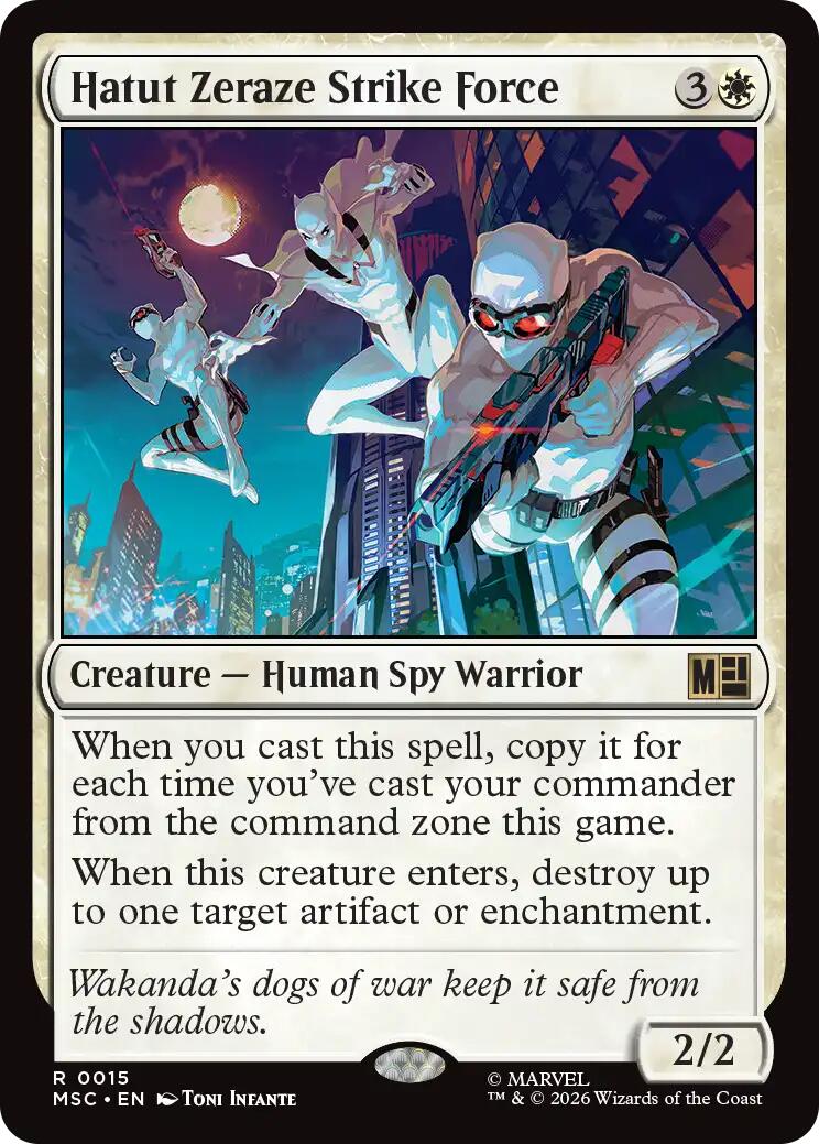 Hatut Zeraze Strike Force (Surge Foil) [Marvel Super Heroes Commander] | Exor Games Summserside
