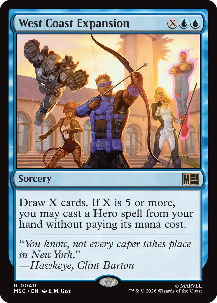 West Coast Expansion (Surge Foil) [Marvel Super Heroes Commander] | Exor Games Summserside