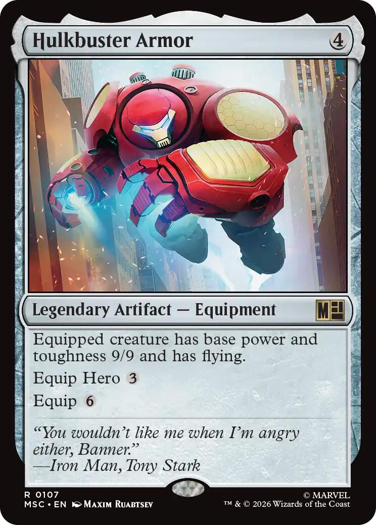 Hulkbuster Armor (Surge Foil) [Marvel Super Heroes Commander] | Exor Games Summserside