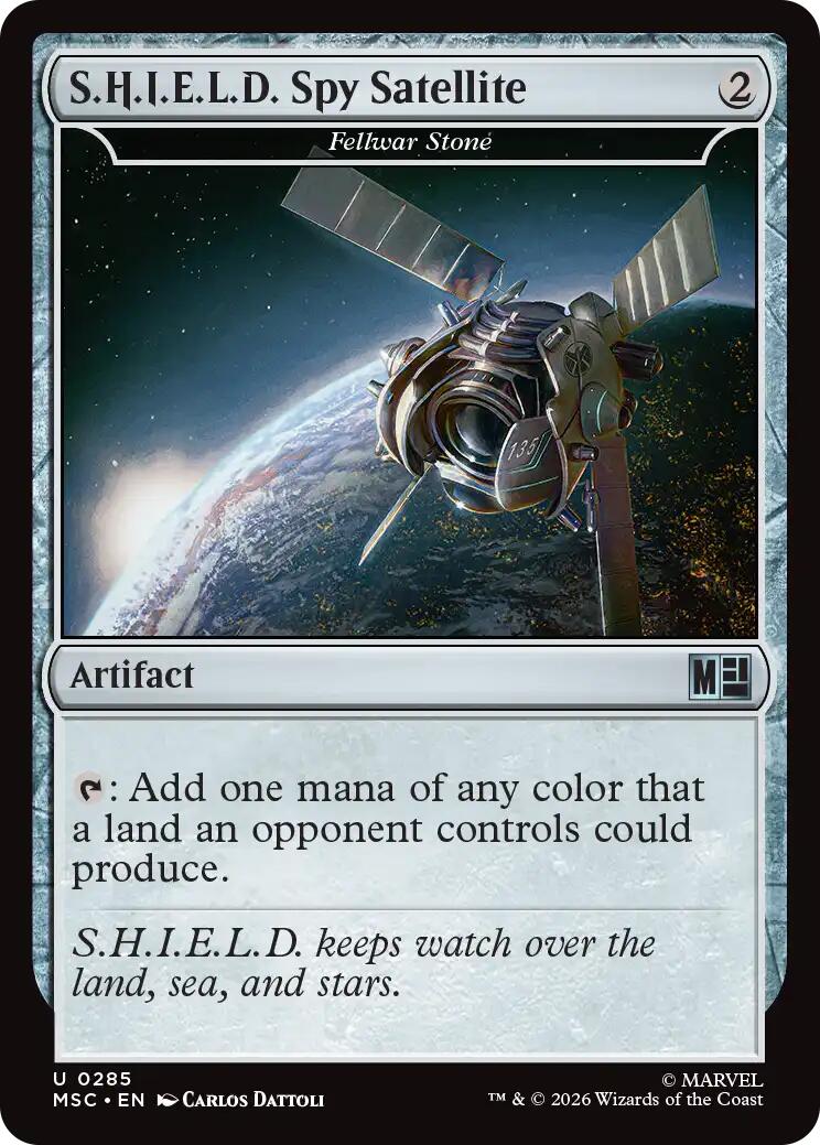 S.H.I.E.L.D. Spy Satellite - Fellwar Stone (Surge Foil) [Marvel Super Heroes Commander] | Exor Games Summserside