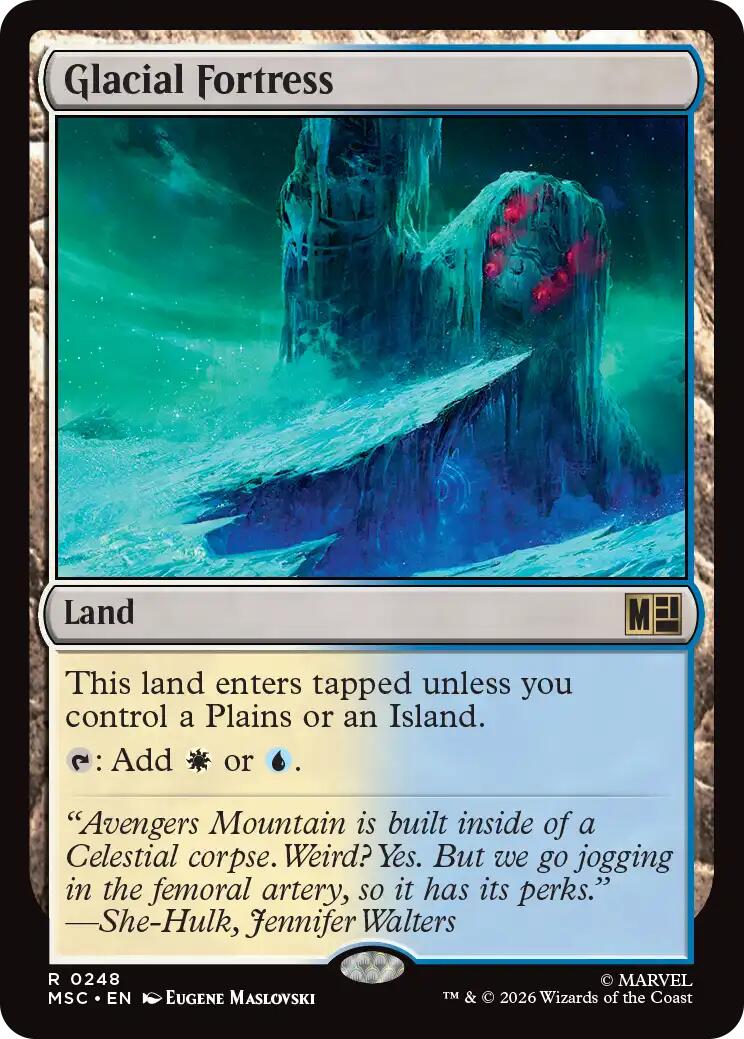 Glacial Fortress (Surge Foil) [Marvel Super Heroes Commander] | Exor Games Summserside
