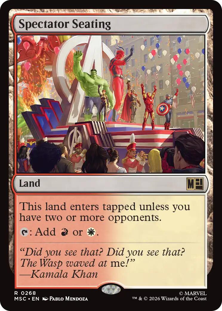Spectator Seating (Surge Foil) [Marvel Super Heroes Commander] | Exor Games Summserside
