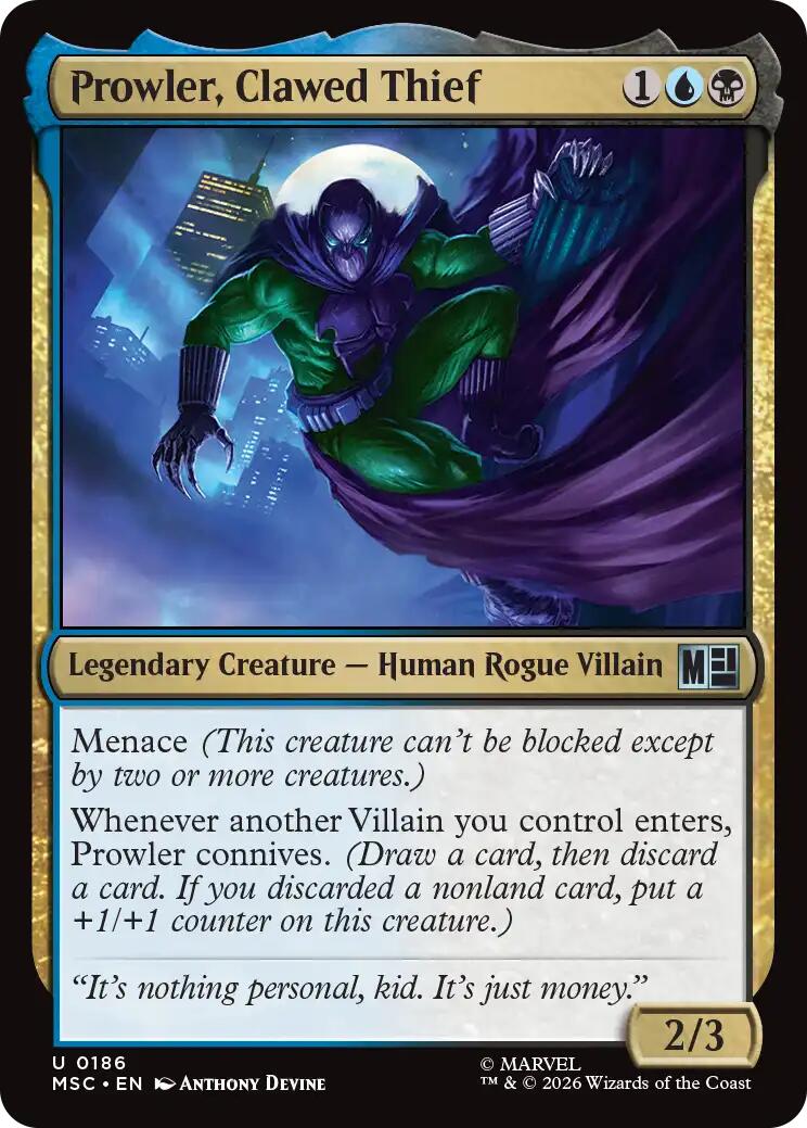 Prowler, Clawed Thief [Marvel Super Heroes Commander] | Exor Games Summserside