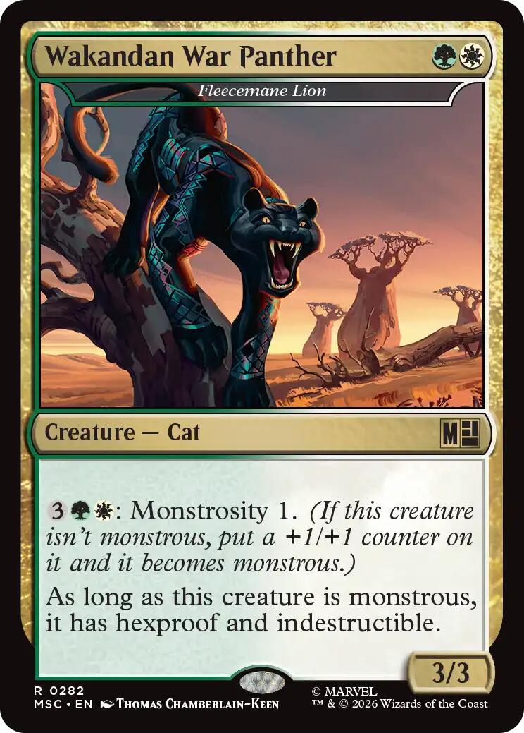 Wakandan War Panther - Fleecemane Lion [Marvel Super Heroes Commander] | Exor Games Summserside