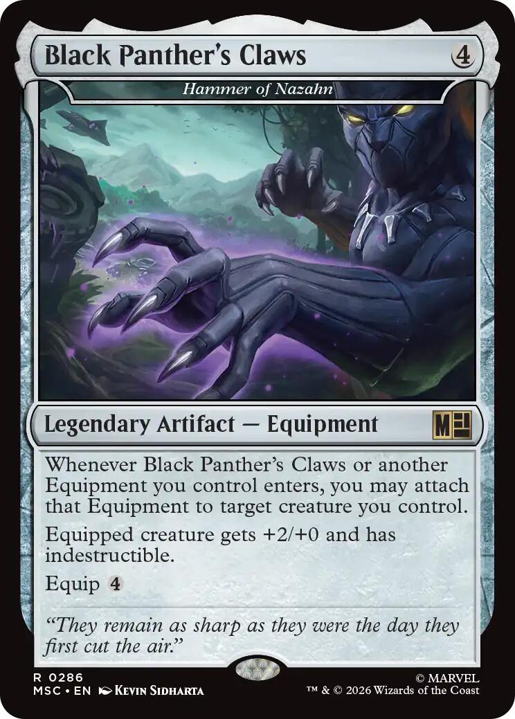 Black Panther's Claws - Hammer of Nazahn [Marvel Super Heroes Commander] | Exor Games Summserside