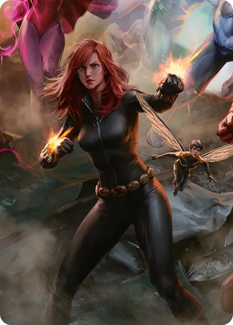 Black Widow, Intel Expert Art Card [Marvel Super Heroes Art Series] | Exor Games Summserside