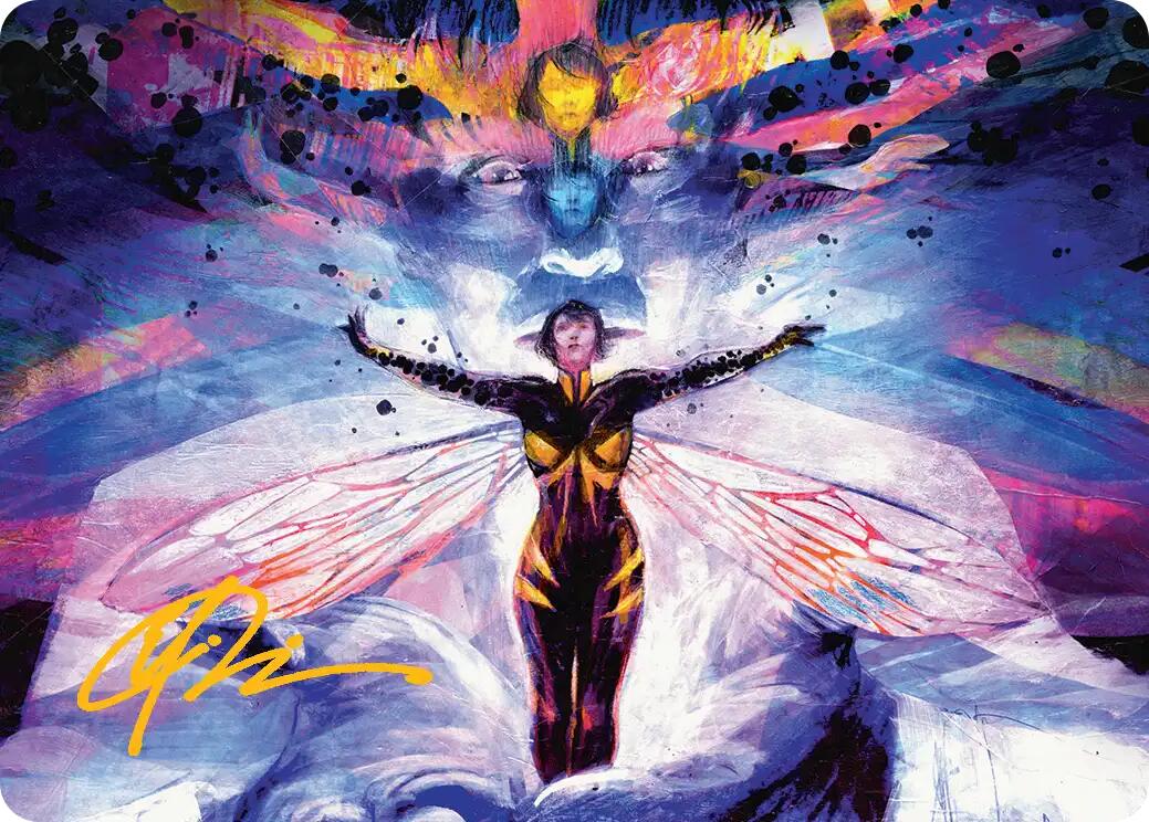 Pym Particles Art Card (Gold-Stamped Signature) [Marvel Super Heroes Art Series] | Exor Games Summserside