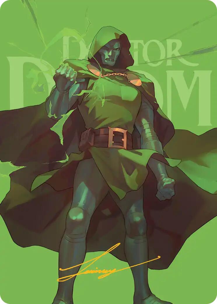 Doctor Doom Art Card (Gold-Stamped Signature) [Marvel Super Heroes Art Series] | Exor Games Summserside