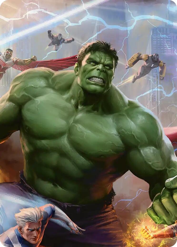 Hulk, Always Angry Art Card [Marvel Super Heroes Art Series] | Exor Games Summserside