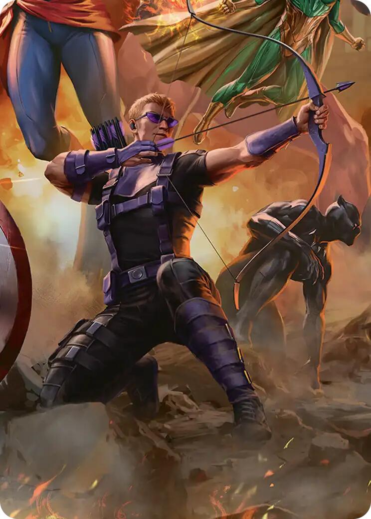 Hawkeye, Trick Shot Art Card [Marvel Super Heroes Art Series] | Exor Games Summserside