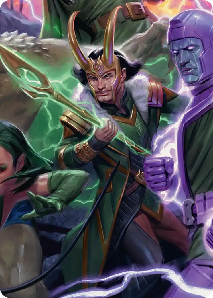 Loki, God of Lies Art Card [Marvel Super Heroes Art Series] | Exor Games Summserside