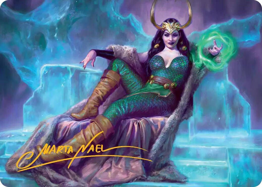 Lady Loki, Agent of Chaos Art Card (Gold-Stamped Signature) [Marvel Super Heroes Art Series] | Exor Games Summserside