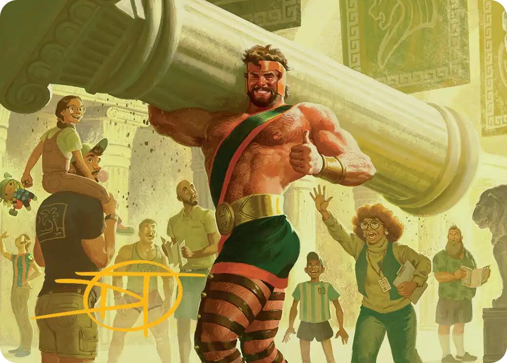 Hercules, Prince of Power Art Card (Gold-Stamped Signature) [Marvel Super Heroes Art Series] | Exor Games Summserside