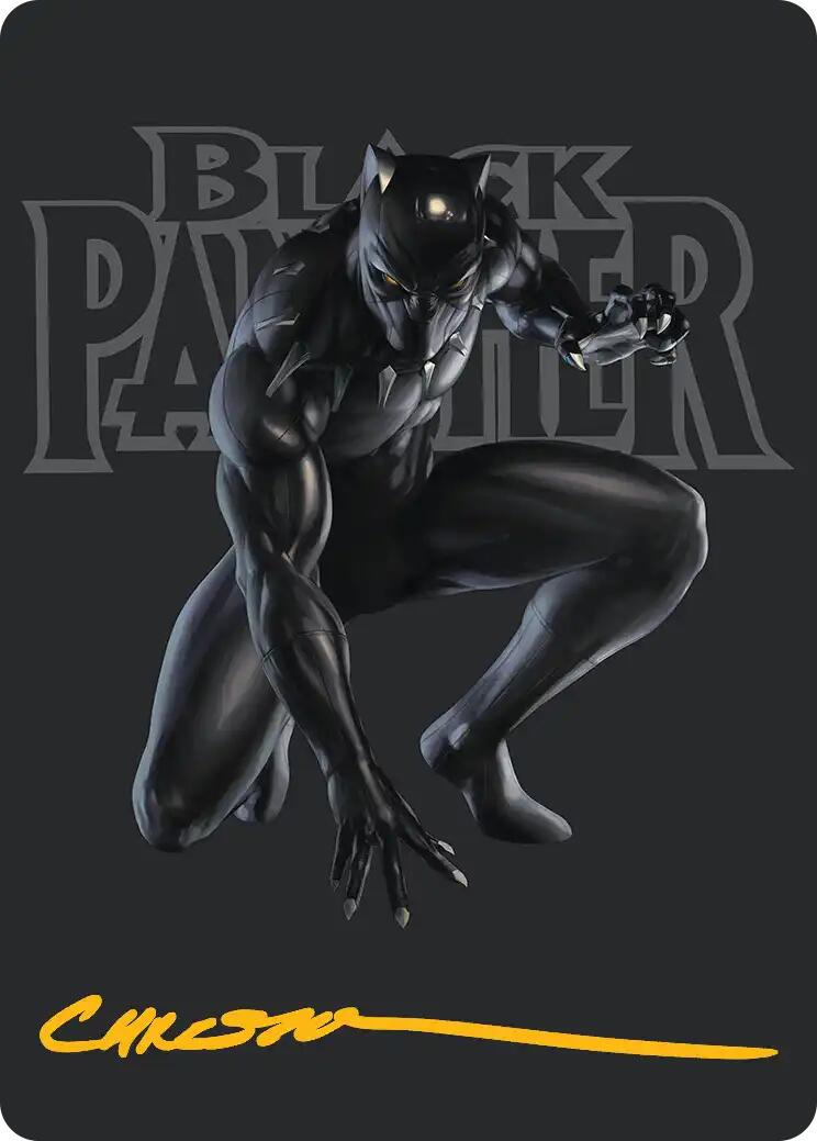 Black Panther, Hope Enduring Art Card (Gold-Stamped Signature) [Marvel Super Heroes Art Series] | Exor Games Summserside