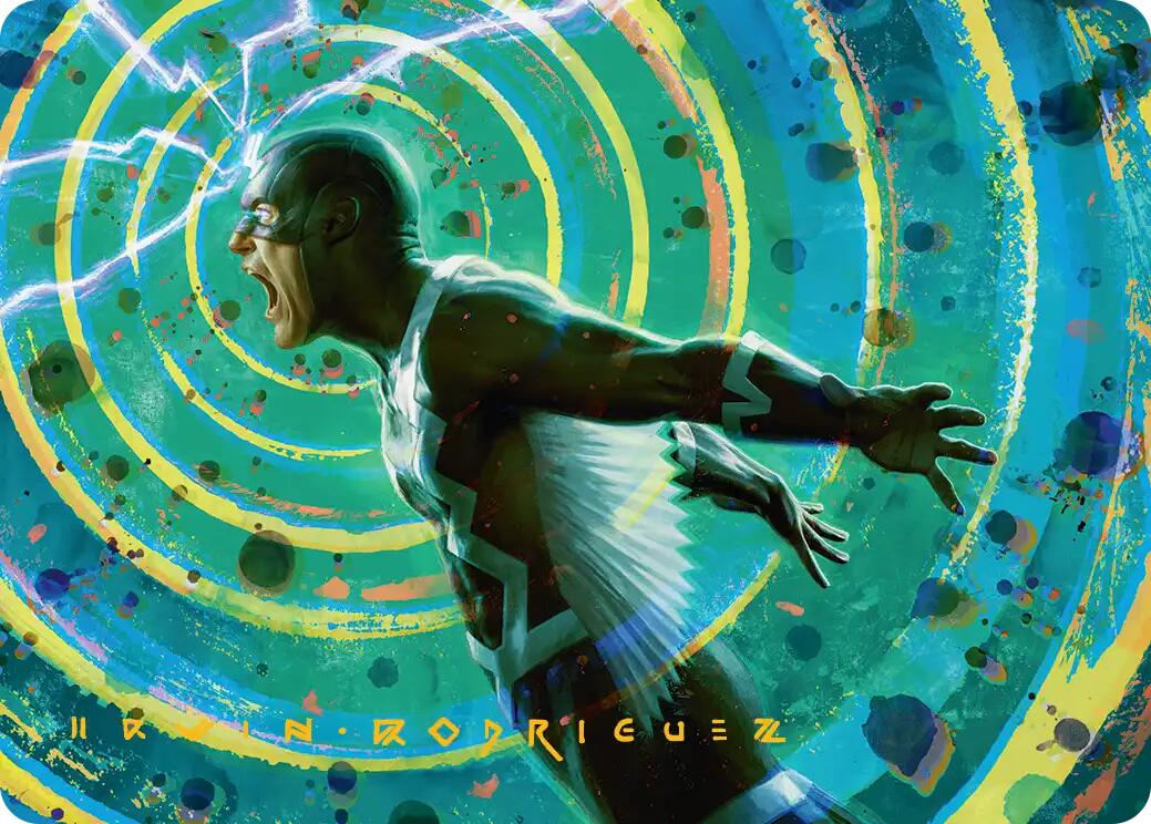 Black Bolt, Inhuman King Art Card (Gold-Stamped Signature) [Marvel Super Heroes Art Series] | Exor Games Summserside