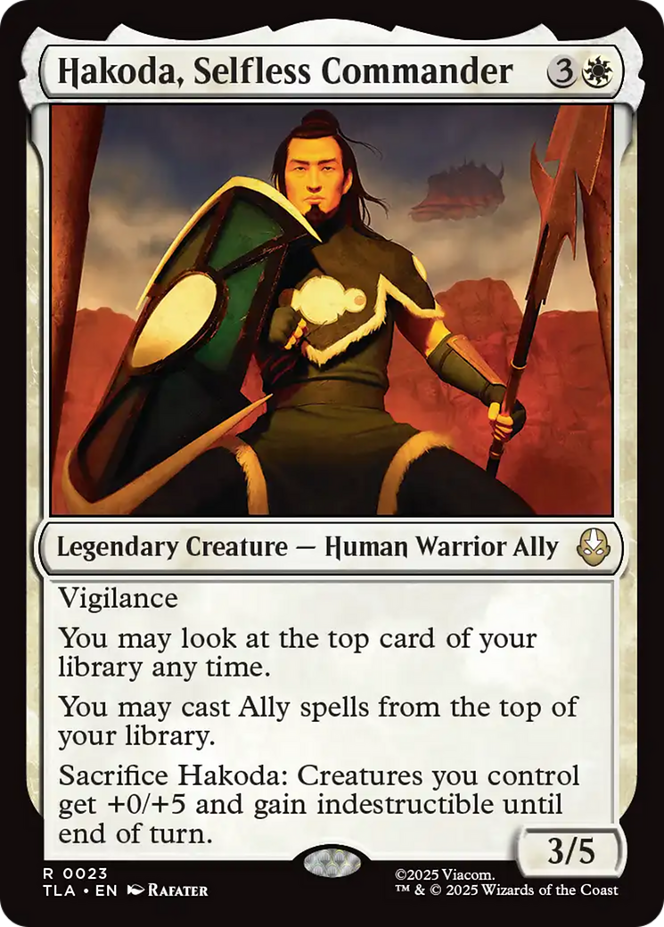 Hakoda, Selfless Commander [Avatar: The Last Airbender] | Exor Games Summserside