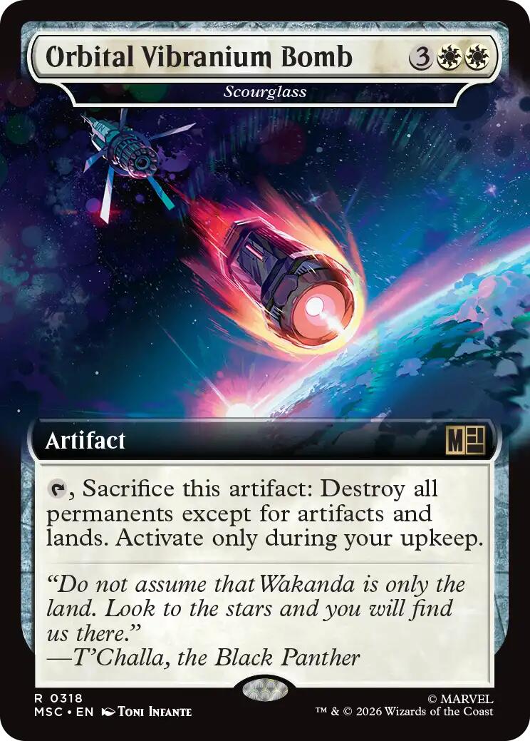 Orbital Vibranium Bomb - Scourglass (Extended Art) [Marvel Super Heroes Commander] | Exor Games Summserside