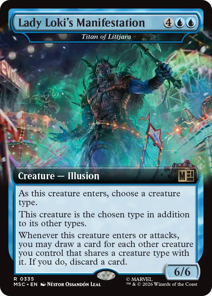 Lady Loki's Manifestation - Titan of Littjara (Extended Art) [Marvel Super Heroes Commander] | Exor Games Summserside