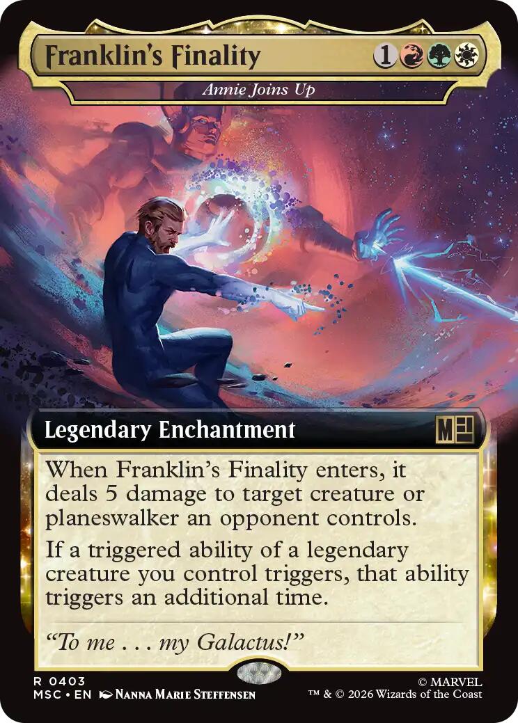 Franklin's Finality - Annie Joins Up (Extended Art) [Marvel Super Heroes Commander] | Exor Games Summserside
