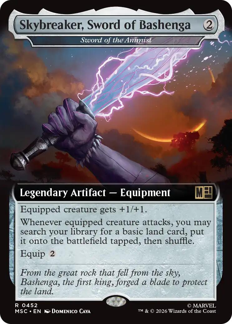 Skybreaker, Sword of Bashenga - Sword of the Animist (Extended Art) [Marvel Super Heroes Commander] | Exor Games Summserside