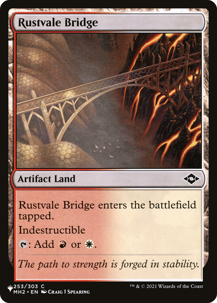 Rustvale Bridge [The List] | Exor Games Summserside